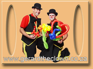 Gerard and rd the balloon sculpting clowns